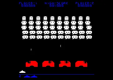 CPC Invaders (UK) (1993) (PD) screen shot game playing